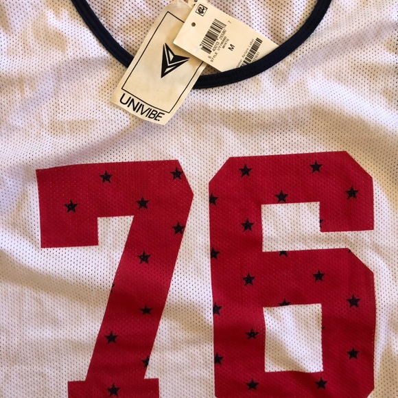 💙 UNIVIBE MESH MUSCLE TANK TOP “76” - Picture 3 of 6